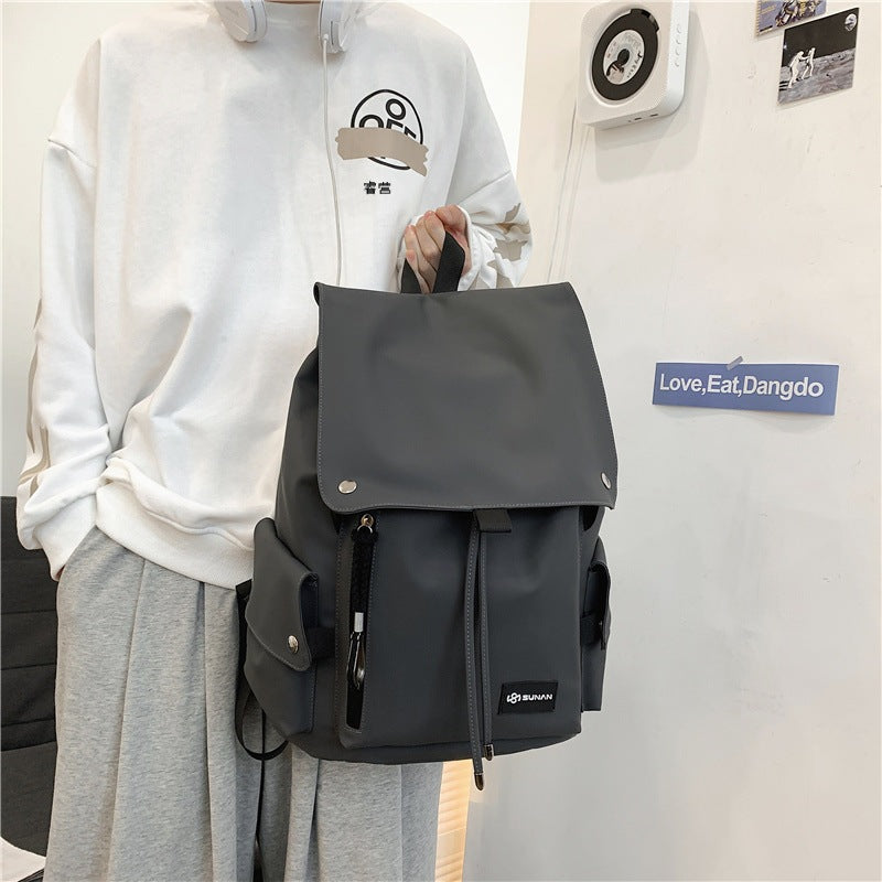 Wholesale Anti Splash Locomotive with Large Capacity PU Leather  Backpack Bags